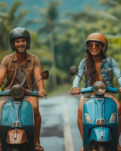 Exploring Bali on scooters is a must when planning a trip to Bali