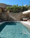 Private pool of a villa in Rhodes.