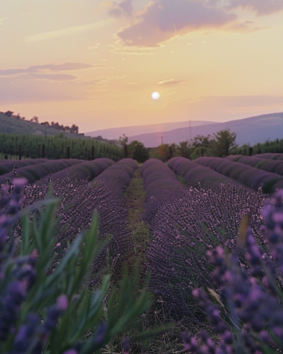 The lavender fields in Provence, France
